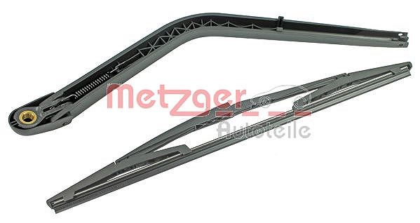 Metzger Autoteile Wischarm mit Kappe + Wischer hinten [Hersteller-Nr. 2190244] für Fiat