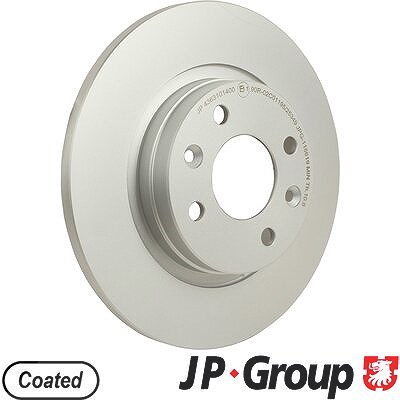 Jp Group 1x Bremsscheibe [Hersteller-Nr. 4363101400] für Dacia, Renault, Smart