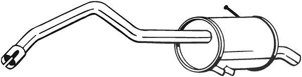 Bosal Endschalldämpfer [Hersteller-Nr. 278-707] für Renault