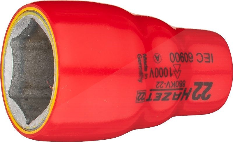Hazet Steckschlüsseleinsatz - 3/8 - Sechskant-Tractionsprofil - 22mm [Hersteller-Nr. 880KV-22]