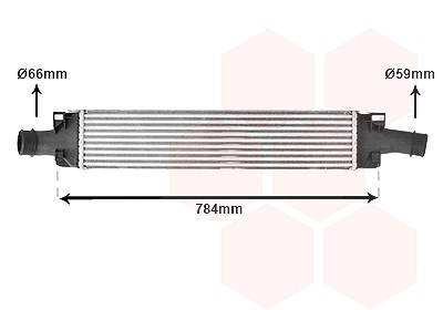 Van Wezel Ladeluftkühler [Hersteller-Nr. 03014707] für Audi