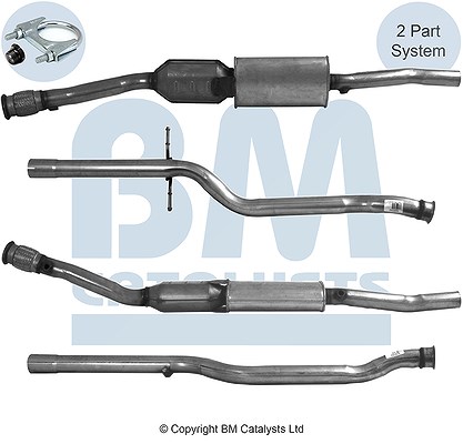 Bm Catalysts Katalysator inkl. Montagesatz [Hersteller-Nr. BM90988H] für Citroën
