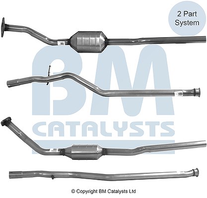 Bm Catalysts Katalysator inkl. Montagesatz [Hersteller-Nr. BM80059H] für Peugeot, Citroën
