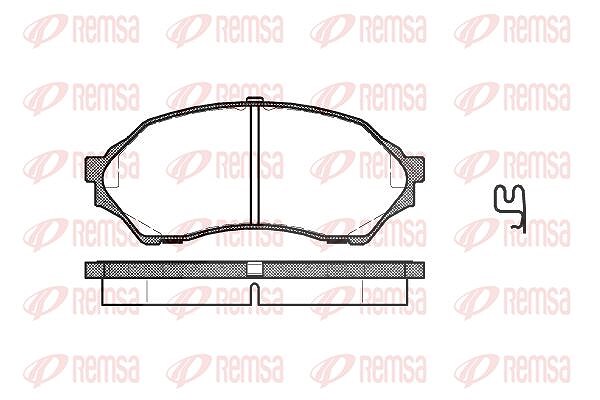 Kawe Bremsbelagsatz, Scheibenbremse [Hersteller-Nr. 069900] für Mazda