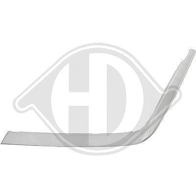 Diederichs Zier-/Schutzleiste, Stoßfänger [Hersteller-Nr. 1645053] für Mercedes-Benz