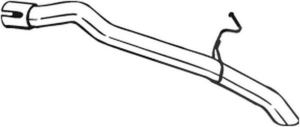 Bosal Abgasrohr [Hersteller-Nr. 840-001] für Ford