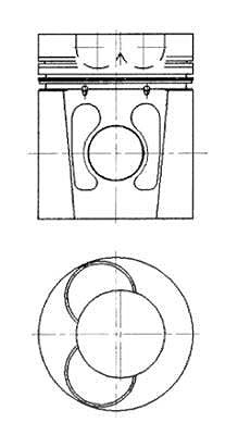 Kolbenschmidt Kolben [Hersteller-Nr. 94448600]