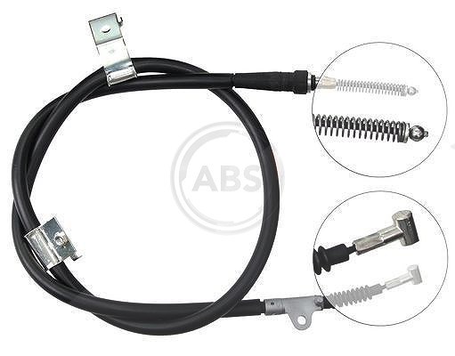 A.b.s. Handbremsseil Trommelbremse Hinterachse [Hersteller-Nr. K13748] für Nissan, Ford