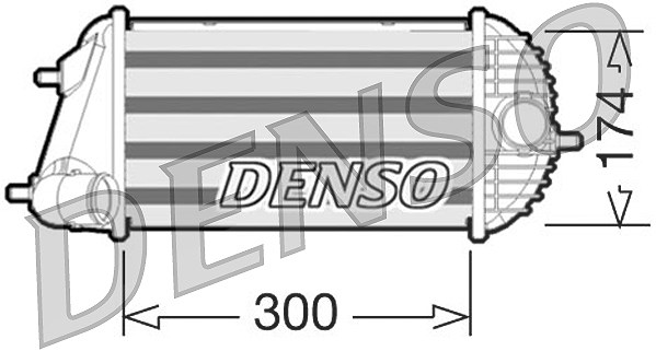 Denso Ladeluftkühler [Hersteller-Nr. DIT47001] für Suzuki