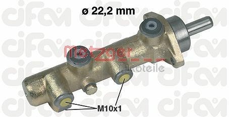 Metzger Autoteile Hauptbremszylinder [Hersteller-Nr. 202-130] für Fiat, Peugeot, Citroën