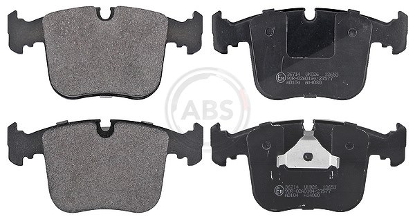 A.b.s. Bremsbelagsatz, Scheibenbremse [Hersteller-Nr. 36714] für Toyota, BMW, Maserati
