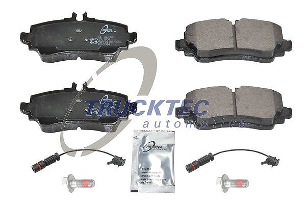 Trucktec Automotive Bremsbelagsatz, Scheibenbremse [Hersteller-Nr. 02.35.151] für Mercedes-Benz