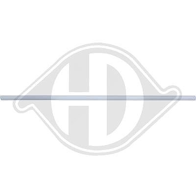 Diederichs Zier-/Schutzleiste, Tür [Hersteller-Nr. 2213520] für VW
