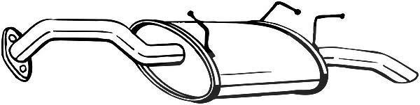 Bosal Endschalldämpfer [Hersteller-Nr. 145-099] für Nissan