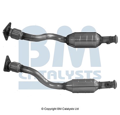 Bm Catalysts Katalysator mit Anbauteilen [Hersteller-Nr. BM90578H] für Renault