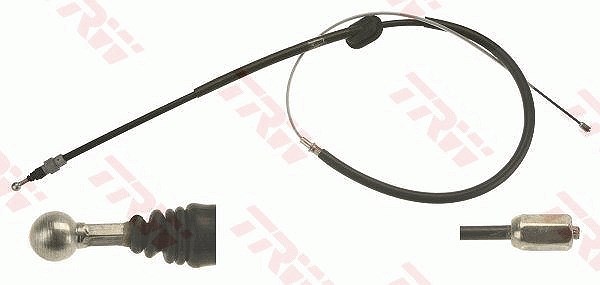 Trw Seilzug, Feststellbremse [Hersteller-Nr. GCH133] für Seat, VW, Audi, Skoda