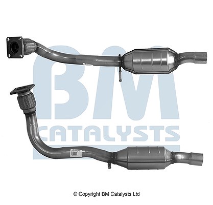 Bm Catalysts Katalysator mit Anbauteilen [Hersteller-Nr. BM91222H] für VW