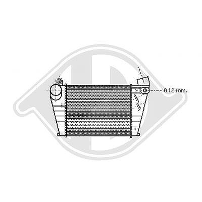 Diederichs Ladeluftkühler [Hersteller-Nr. DCA1080] für Audi, VW, Skoda, Seat