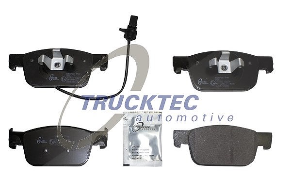 Trucktec Automotive Bremsbeläge vorne (Satz) mit VWK [Hersteller-Nr. 07.35.286] für Audi