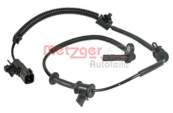 Metzger Autoteile 1x ABS-Sensor Vorderachse [Hersteller-Nr. 0900691] für Opel, Saab