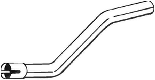 Bosal Abgasrohr [Hersteller-Nr. 750-027] für Ford