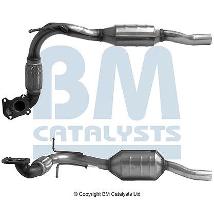 Bm Catalysts Katalysator mit Anbauteilen [Hersteller-Nr. BM80135H] für VW, Skoda, Seat