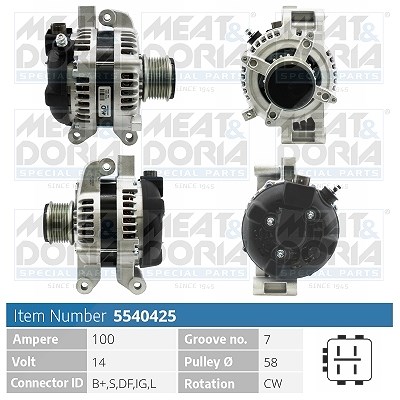 Meat & Doria Generator [Hersteller-Nr. 5540425] für Toyota