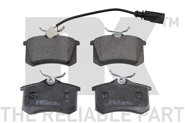 Nk Bremsbelagsatz mit Warnkontakt hinten [Hersteller-Nr. 224755] für Ford, Seat, Fiat, VW