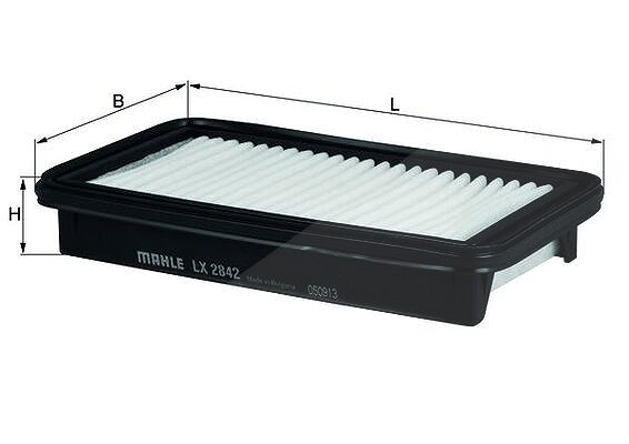Mahle Luftfilter [Hersteller-Nr. LX2842] für Fiat