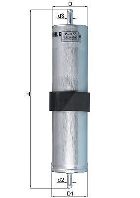 Mahle Kraftstofffilter [Hersteller-Nr. KL477] für Mini