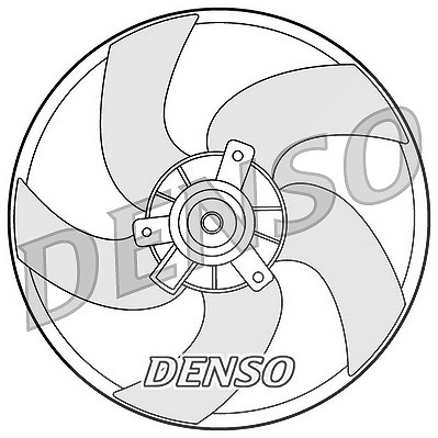 Denso Lüfter, Motorkühlung [Hersteller-Nr. DER21011] für Peugeot