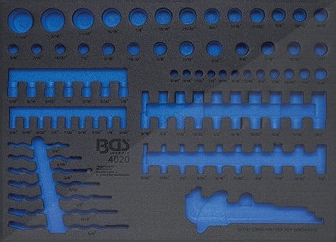 Bgs Werkstattwageneinlage 3/3 - leer - für Art. 4020 [Hersteller-Nr. 4020-5]