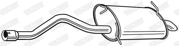 Walker Endschalldämpfer [Hersteller-Nr. 24137] für Ford