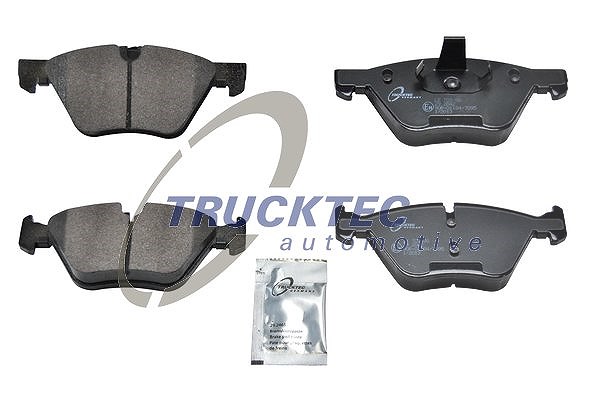 Trucktec Automotive Bremsbelagsatz, Scheibenbremse [Hersteller-Nr. 08.34.110] für BMW