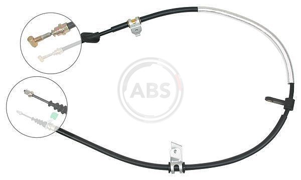 A.b.s. 1x Handbremsseil Scheibenbremse Hinterachse [Hersteller-Nr. K17967] für Lancia, Alfa Romeo