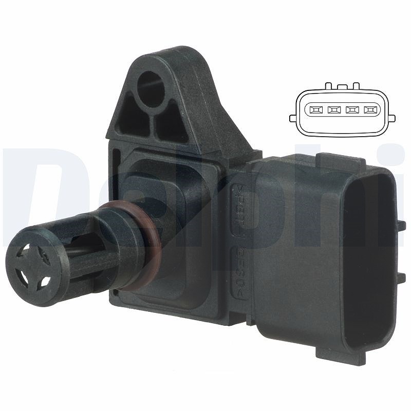 Delphi Sensor, Saugrohrdruck [Hersteller-Nr. PS10189] für Nissan