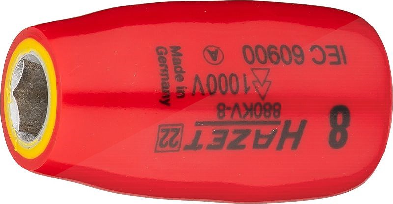 Hazet Steckschlüsseleinsatz - 3/8 - Sechskant-Tractionsprofil - 8mm [Hersteller-Nr. 880KV-8]