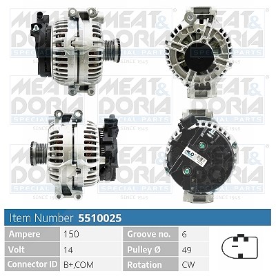 Meat & Doria Generator [Hersteller-Nr. 5510025] für BMW
