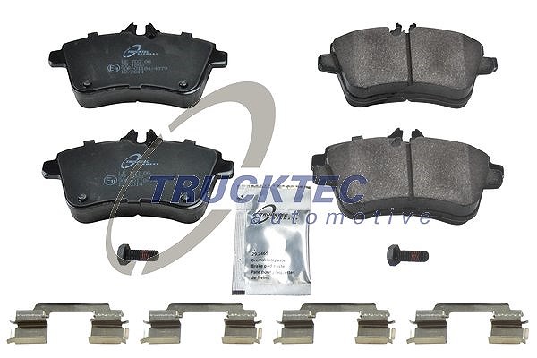 Trucktec Automotive Bremsbelagsatz, Scheibenbremse [Hersteller-Nr. 02.35.149] für Mercedes-Benz