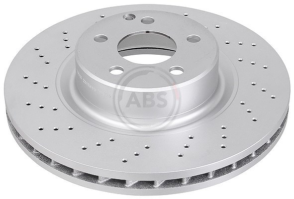 A.b.s. 1x Bremsscheibe Vorderachse Gelocht/Belüftet [Hersteller-Nr. 17110] für Mercedes-Benz