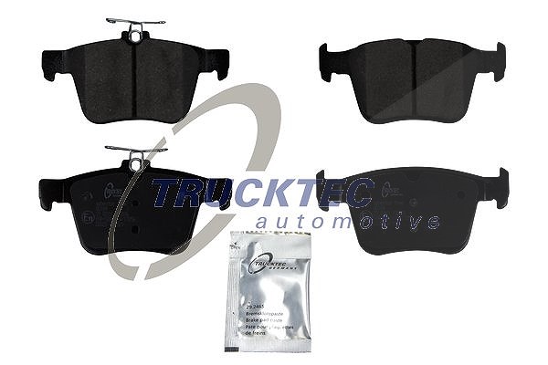 Trucktec Automotive Bremsbelagsatz, Scheibenbremse [Hersteller-Nr. 07.35.275] für Audi, VW, Skoda