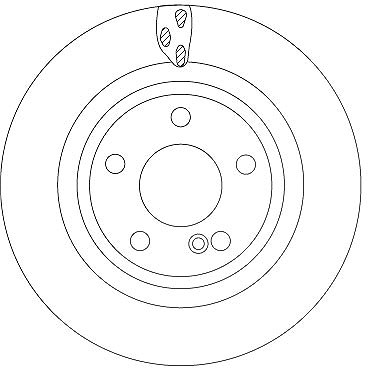 Trw Bremsscheibe [Hersteller-Nr. DF6887] für Infiniti