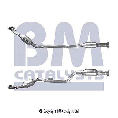 Bm Catalysts Katalysator mit Anbauteilen links [Hersteller-Nr. BM90841H] für Mercedes-Benz