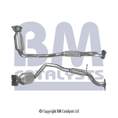 Bm Catalysts Katalysator mit Anbauteilen [Hersteller-Nr. BM90660H] für Ford