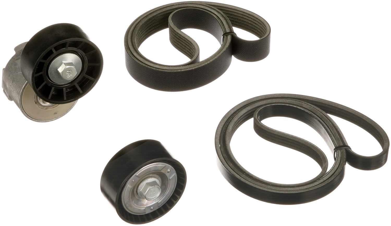 Gates Keilrippenriemensatz [Hersteller-Nr. K047PK1078] für Fiat
