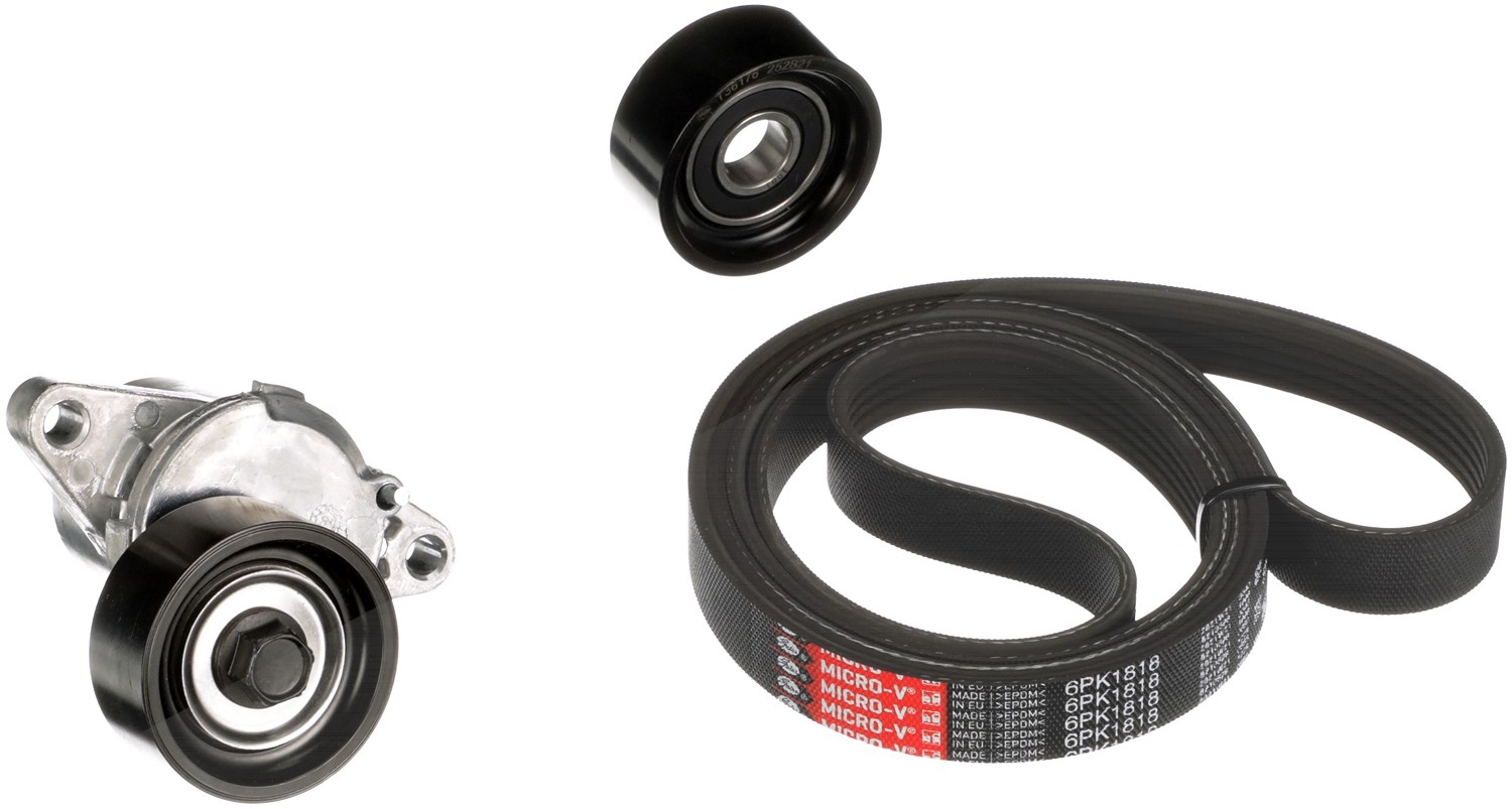 Gates Keilrippenriemensatz [Hersteller-Nr. K016PK1818] für Dacia, Renault