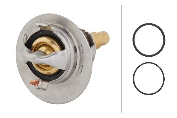 Hella Thermostat, Kühlmittel [Hersteller-Nr. 8MT354776-151] für Mercedes-Benz