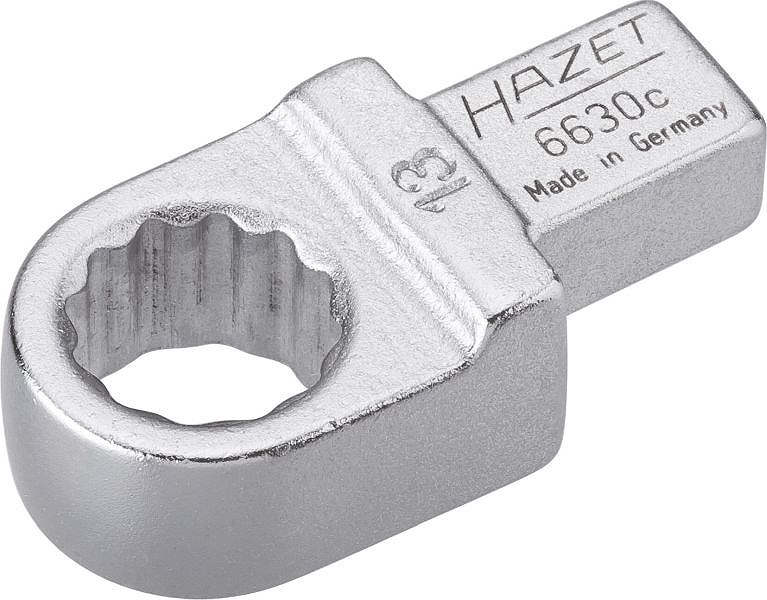Hazet Einsteck-Ringschlüssel - Vierkant 9x12mm - Sechskant - 13mm [Hersteller-Nr. 6630C-13]