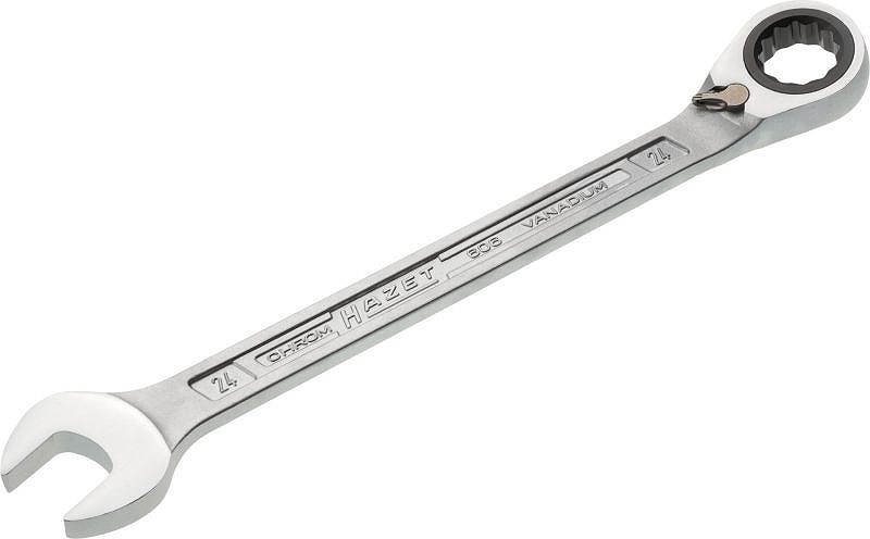 Hazet Knarren Ring-Maulschlüssel - Zwölfkant - 24 mm [Hersteller-Nr. 606-24]