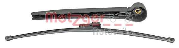 Metzger Autoteile Wischarm mit Kappe + Wischer hinten [Hersteller-Nr. 2190318] für Skoda